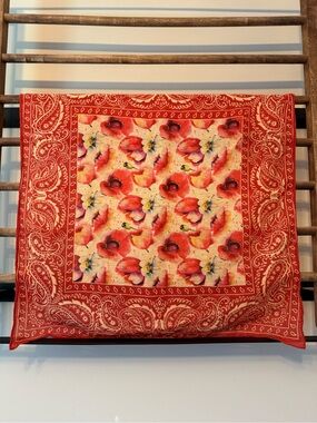 Watercolor Floral Bandana